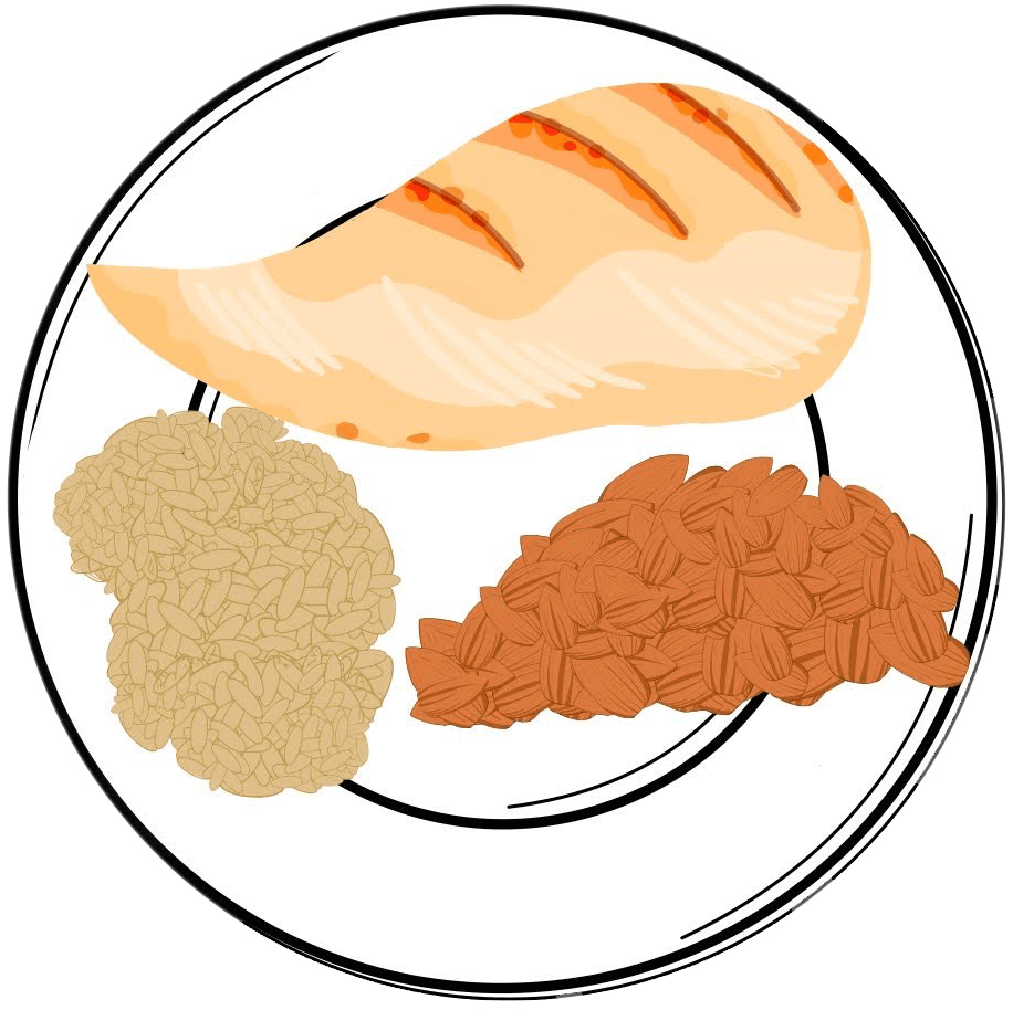 Chicken Rice Almonds